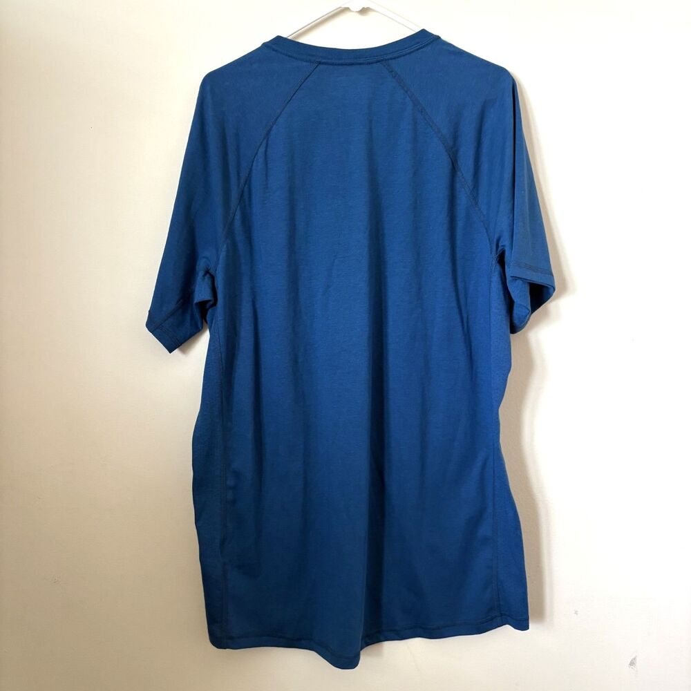 Carhartt Force Relaxed fit Blue Midweight Short Sleeve Men's Tshirt Large Tall - Picture 2 of 7